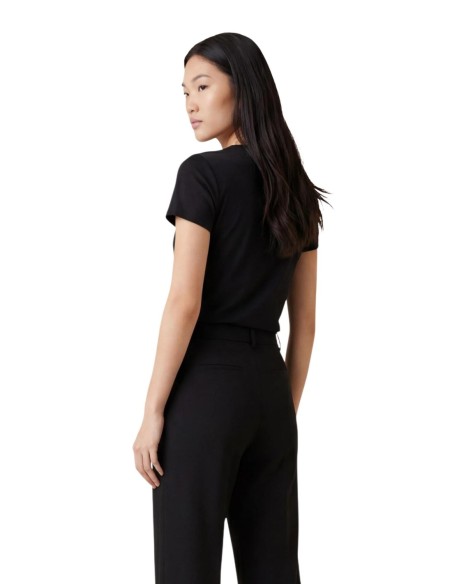 T-shirt femme Armani Exchange noir