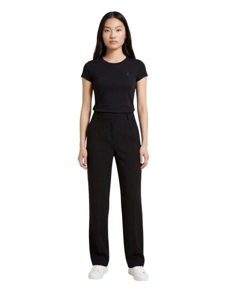 T-shirt femme Armani Exchange noir