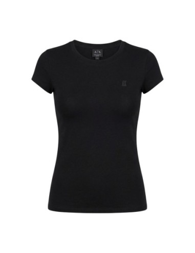 T-shirt femme Armani Exchange noir