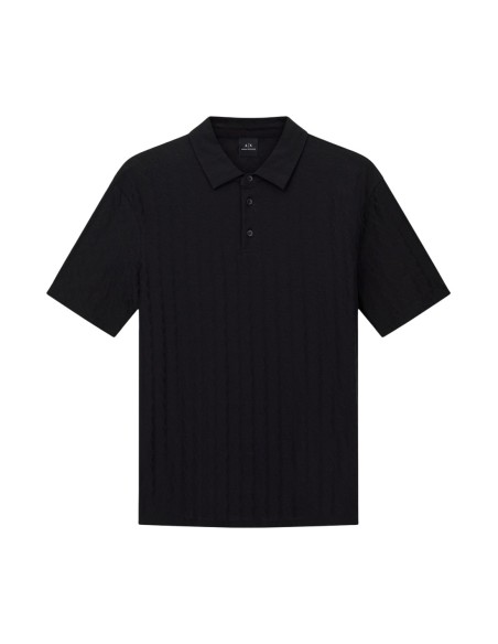 Polo homme Armani Exchange noir