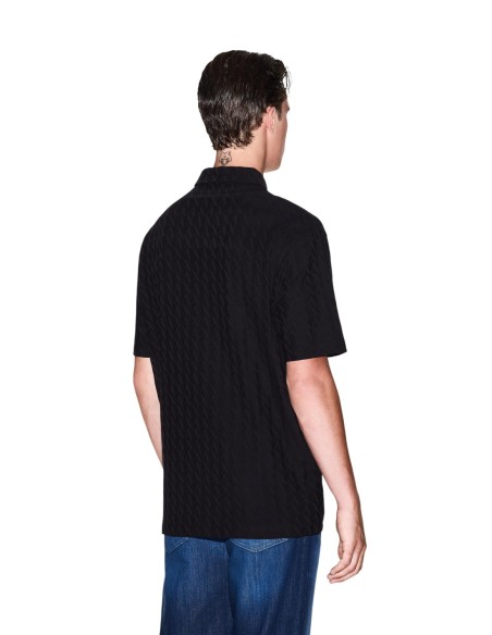 Polo homme Armani Exchange noir