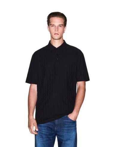 Polo homme Armani Exchange noir