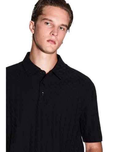 Polo homme Armani Exchange noir