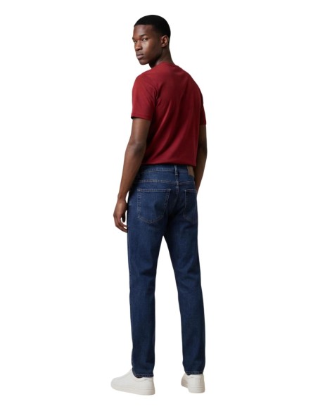 T-shirt homme Armani Exchange bordeaux imprimé