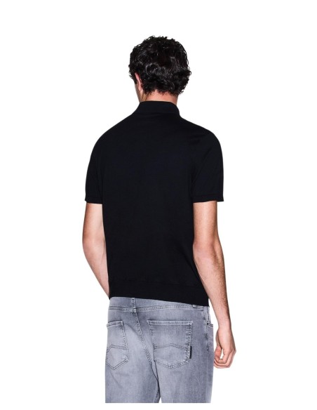 Polo homme Armani Exchange noir