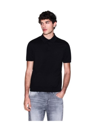 Polo homme Armani Exchange noir