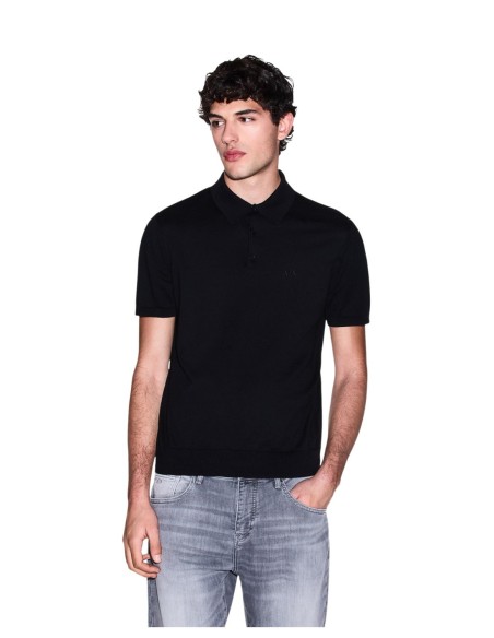 Polo homme Armani Exchange noir
