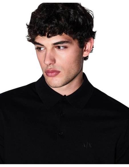 Polo homme Armani Exchange noir
