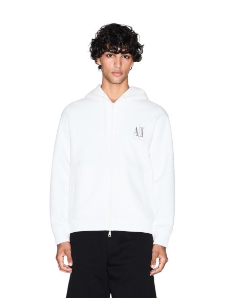 Sweat homme Armani Exchange blanc