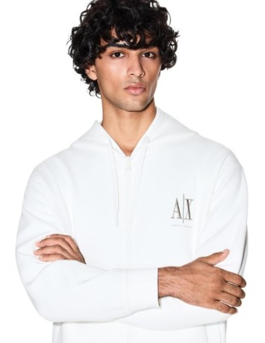 Sweat homme Armani Exchange blanc