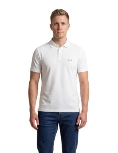 Polo homme Armani Exchange blanc