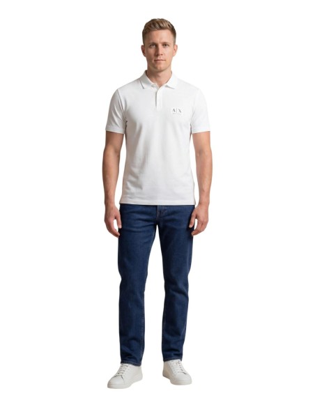 Polo homme Armani Exchange blanc