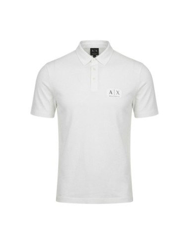 Polo homme Armani Exchange blanc