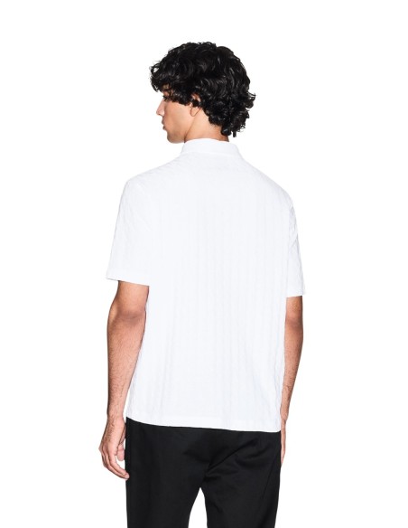 Polo homme Armani Exchange blanc