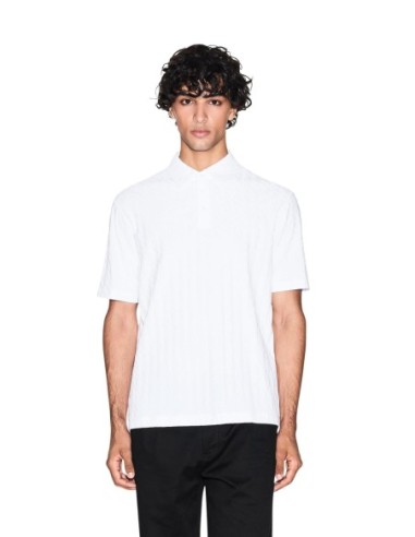 Polo homme Armani Exchange blanc