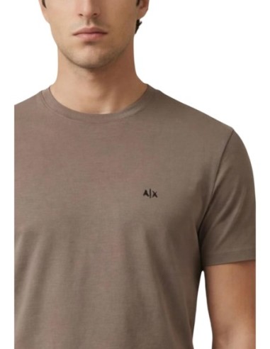 T-shirt homme Armani Exchange marron