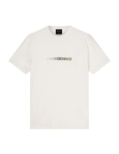 T-shirt homme Armani Exchange blanc