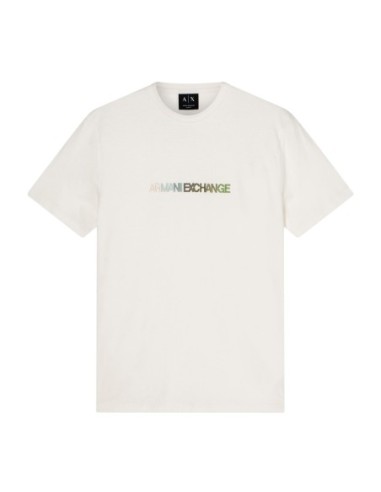 T-shirt homme Armani Exchange blanc