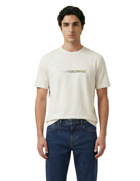 T-shirt homme Armani Exchange blanc