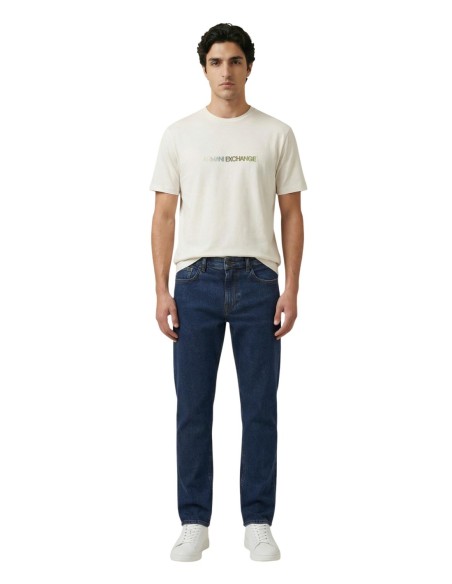 T-shirt homme Armani Exchange blanc