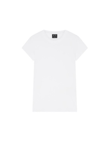 T-shirt femme Armani Exchange blanc