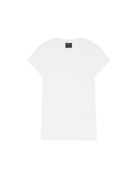 T-shirt femme Armani Exchange blanc