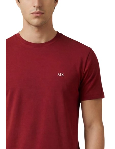 T-shirt homme Armani Exchange bordeaux