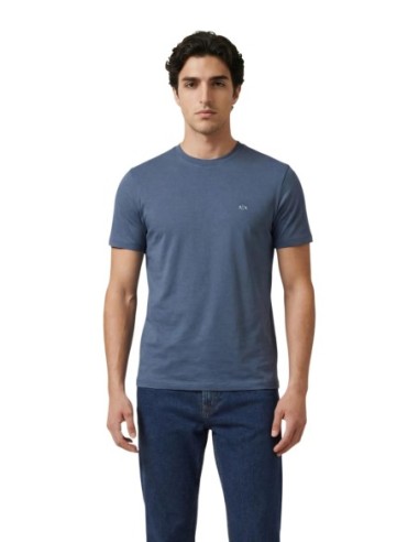 T-shirt homme Armani Exchange bleu azur