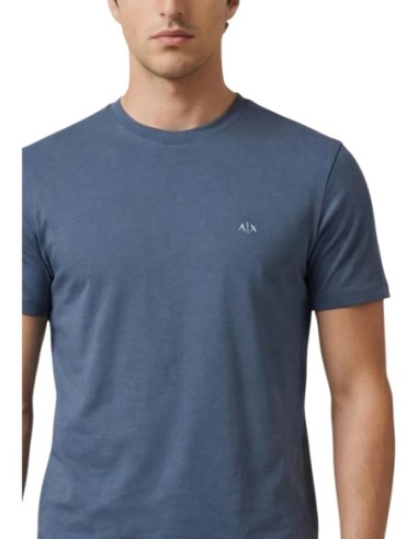 T-shirt homme Armani Exchange bleu azur