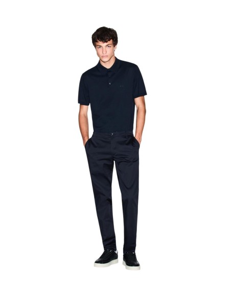 Polo homme Armani Exchange bleu