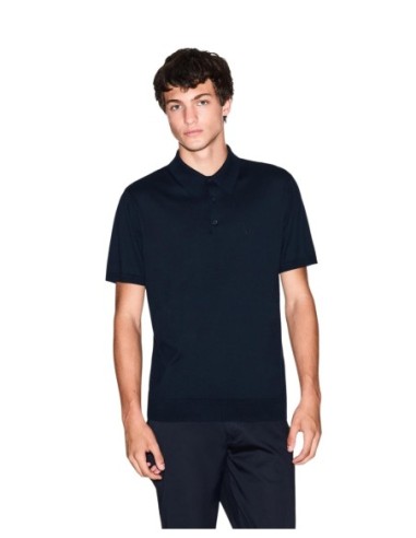 Polo homme Armani Exchange bleu