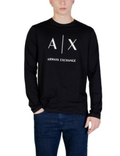 Pull homme Armani Exchange noir imprimé