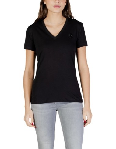 T-shirt femme Armani Exchange noir V
