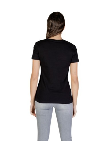 T-shirt femme Armani Exchange noir V