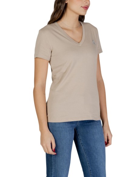 T-shirt femme Armani Exchange beige