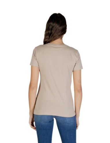 T-shirt femme Armani Exchange beige