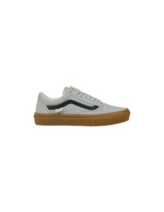 Sneakers femme Vans cuir gris