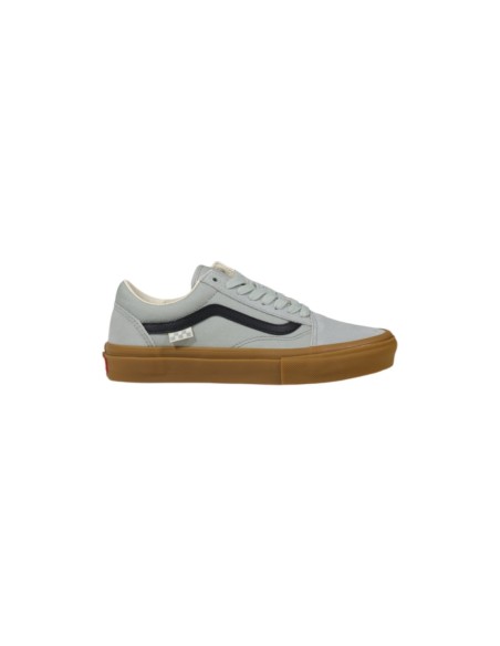 Sneakers femme Vans cuir gris