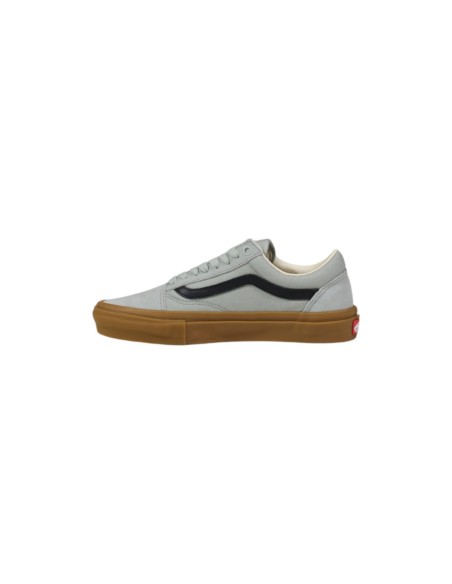 Sneakers femme Vans cuir gris