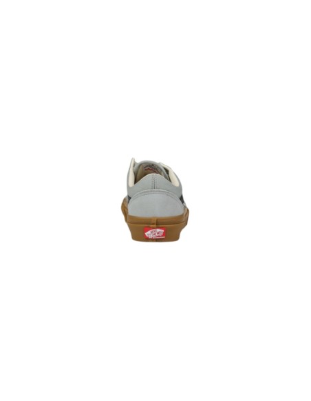 Sneakers femme Vans cuir gris