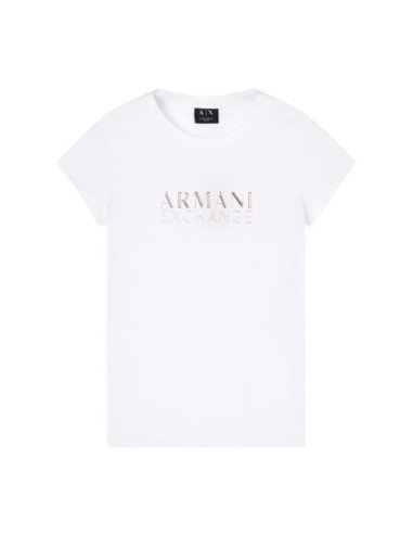 T?shirt femme AX blanc imprimé