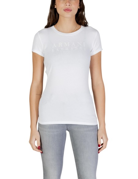 T?shirt femme AX blanc imprimé