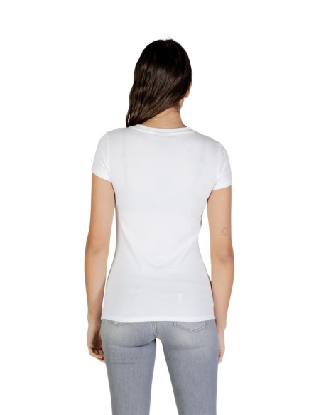 T?shirt femme AX blanc imprimé