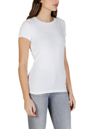 T?shirt femme AX blanc imprimé