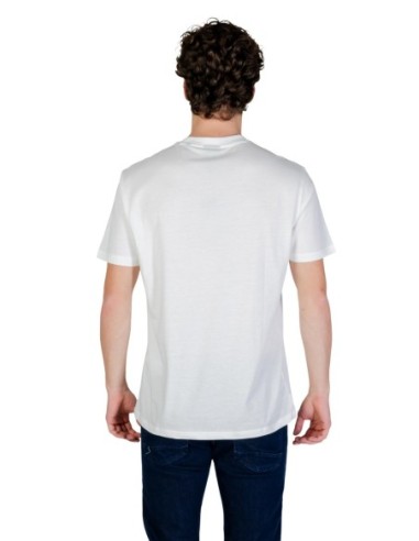T?shirt homme Armani Exchange blanc imprimé