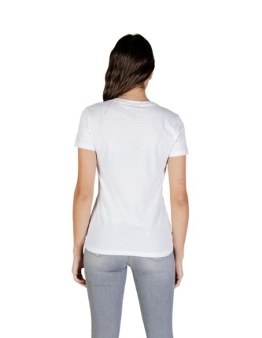 T-Shirt femme Armani Exchange blanc col V