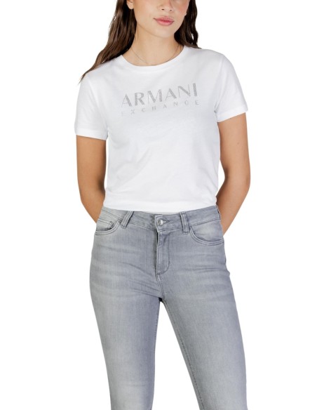 T?shirt femme Armani Exchange blanc