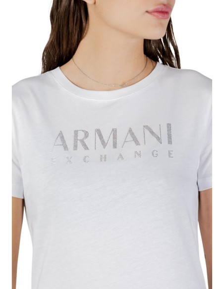 T?shirt femme Armani Exchange blanc