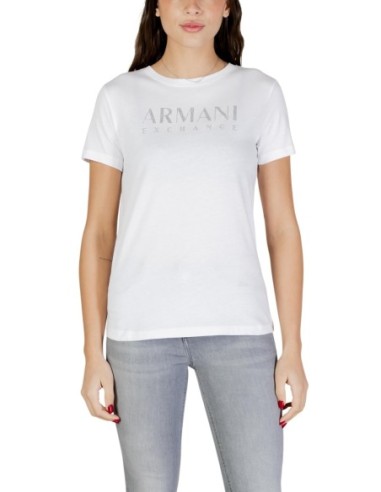 T?shirt femme Armani Exchange blanc