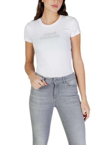 T?shirt femme Armani Exchange blanc